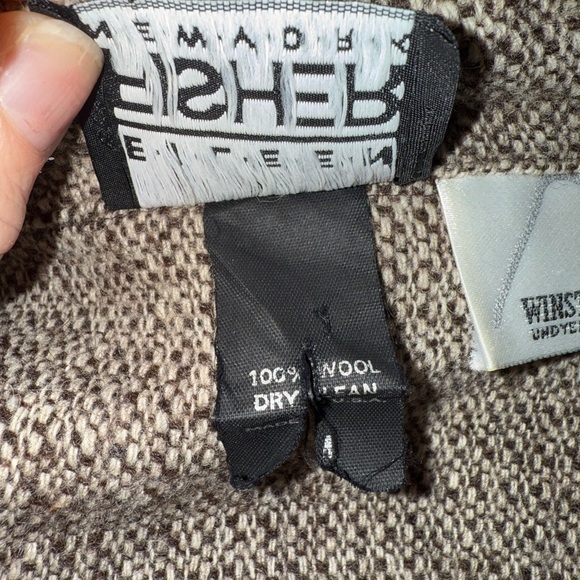 Eileen Fisher New York 100% wool tweed blazer size medium - Picture 6 of 11